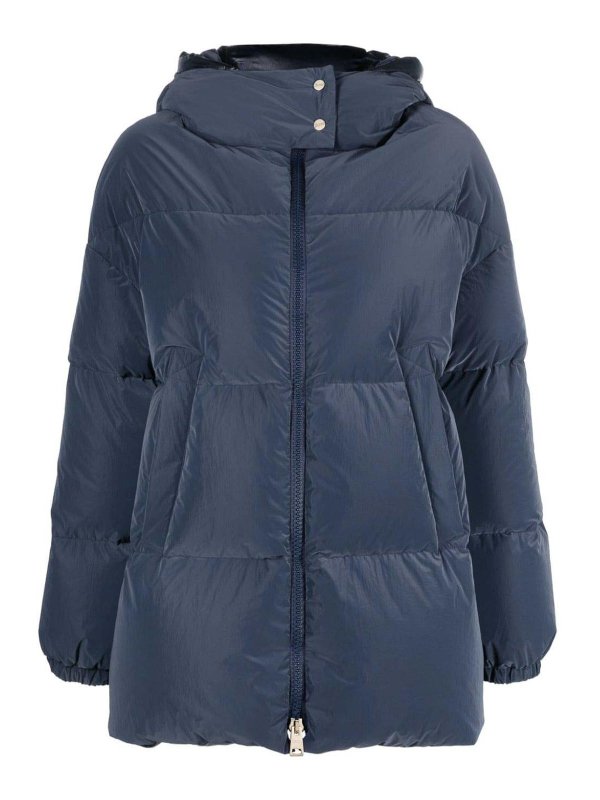 HERNO: casual jackets - `mat glaze` padded jacket