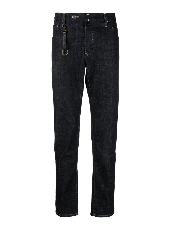 INCOTEX: Jeans évasés - Jean Bootcut - Clair Délavé