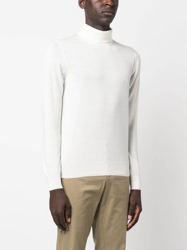 タートルネック/ポロネック - 白 shop online: LARDINI