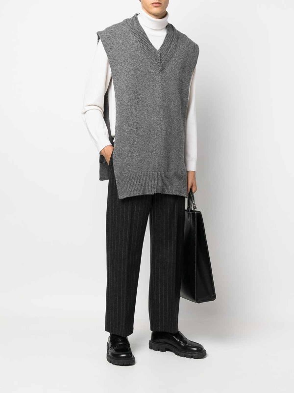 Maison Margiela: vests online - Layered knit vest