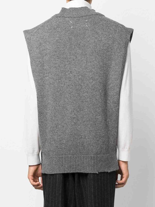 The Best Shops Maison Margiela: Layered knit vest
