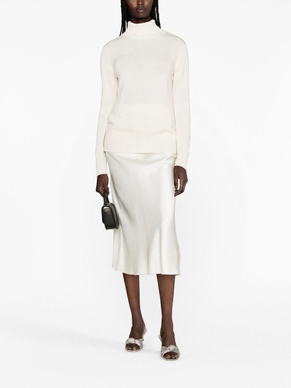 MALO: Col roulé & Col polo online - Pull Col Roulé - Blanc