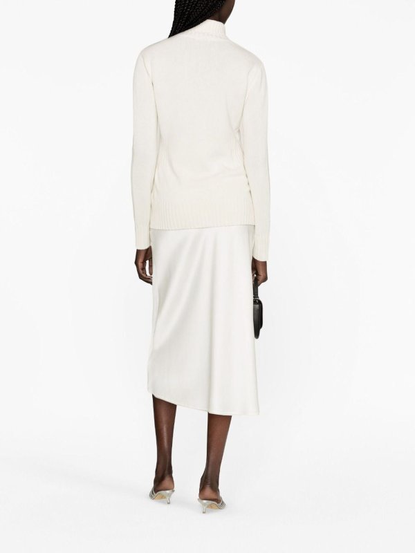 Pull Col Roulé - Blanc shop online: MALO