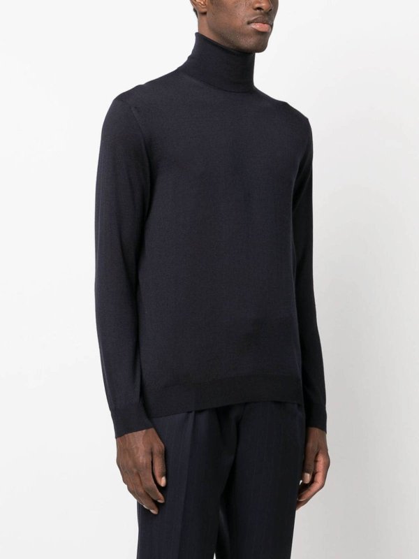 The Best Shops MALO: タートルネック - タートルネック/ポロネック - ブルー