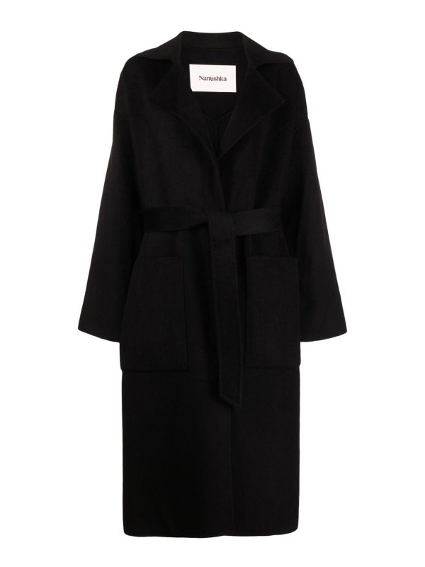 NANUSHKA: ショートコート - ショートコート - 黒