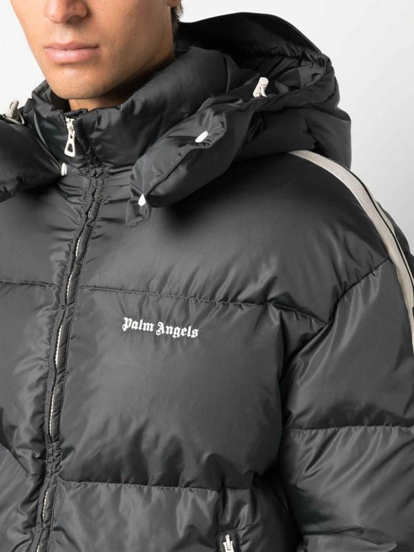 The Best Shops Palm Angels: casual jackets - Hooded track down jacket