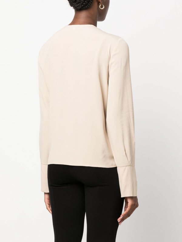 ブラウス - ベージュ shop online: PATRIZIA PEPE