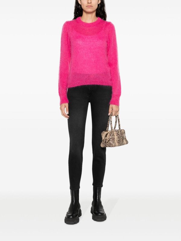 Pinko: pantaloni shorts online - Pantaloni skinny in denim sabrina.