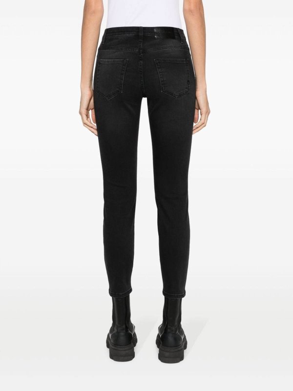 The Best Shops Pinko: pantaloni shorts - Pantaloni skinny in denim sabrina.