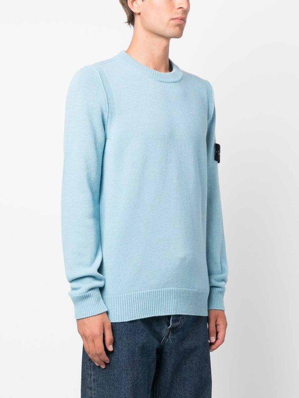 The Best Shops STONE ISLAND: クルーネック - クルーネック - ライトブルー