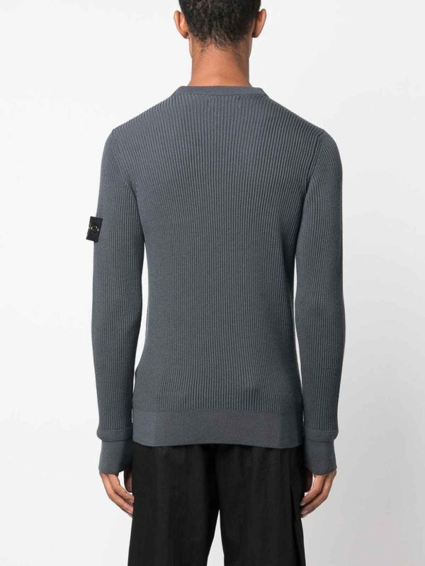 STONE ISLAND buy online Pull Col Rond - Gris