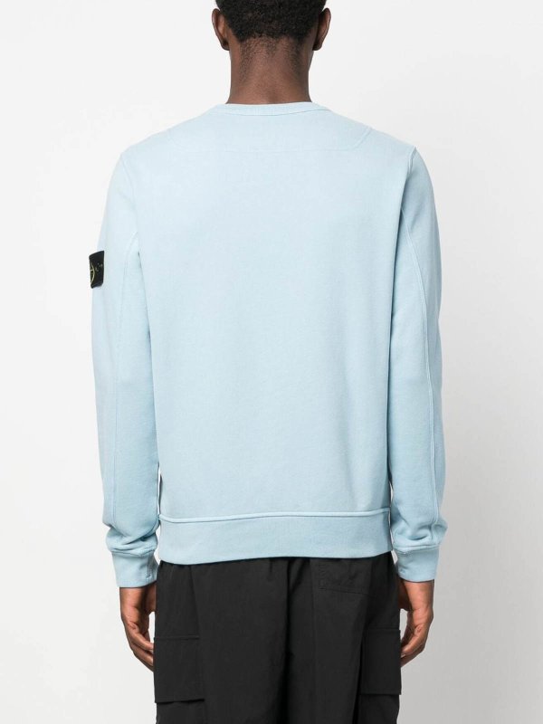Sweatshirt - Hellblau shop online: STONE ISLAND