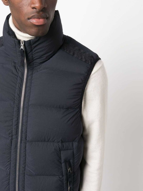 Stone Island Sleeveless Realdown Jacket Seamless Tunnel Nylon Down