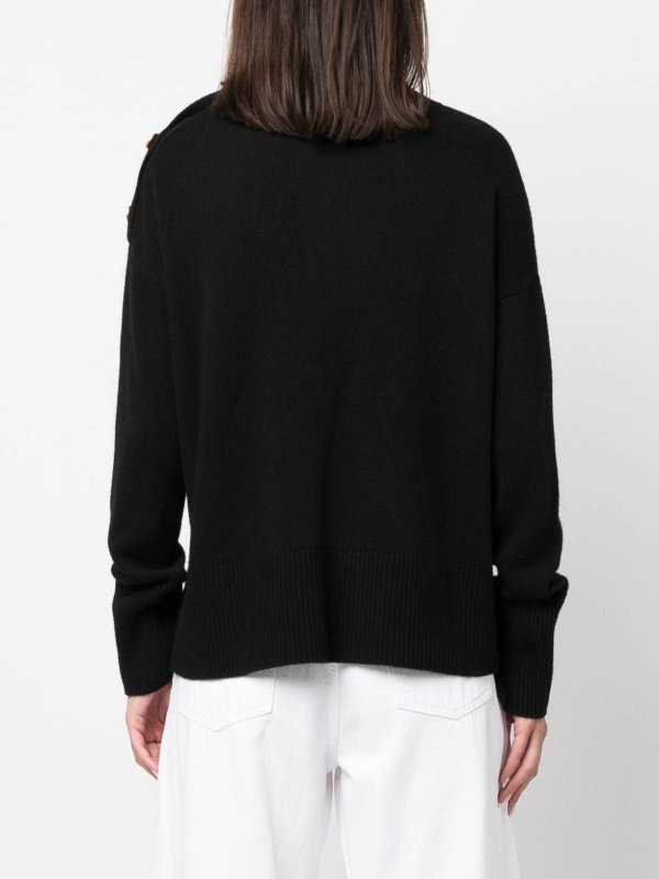 Rundhalspullover - Schwarz shop online: WILD CASHMERE
