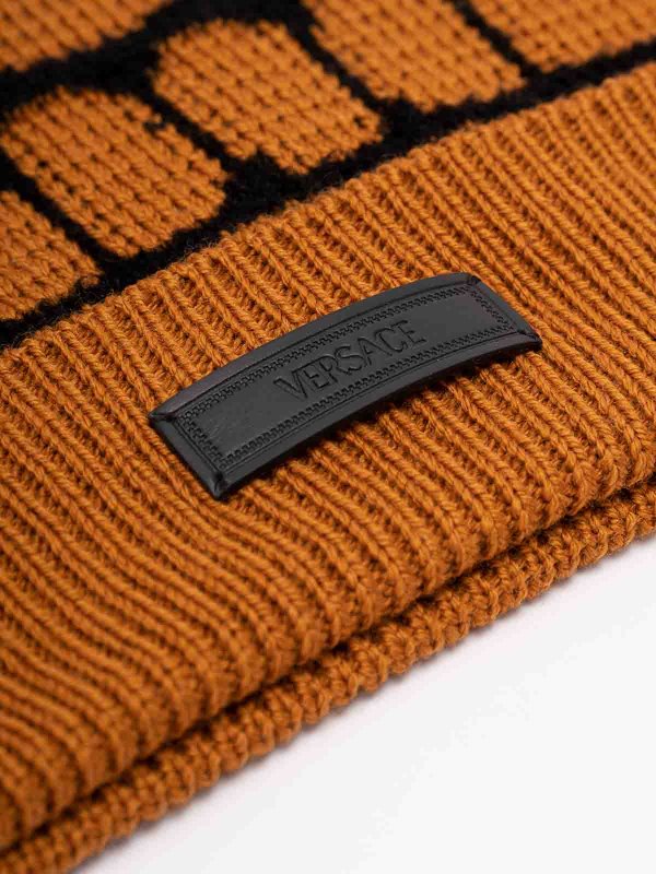 VERSACE: beanies online - Knit beanie