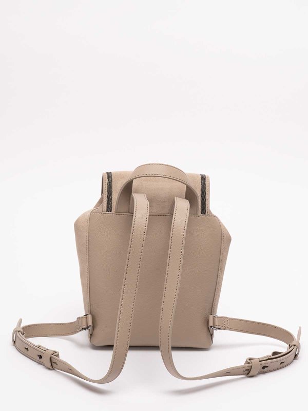 BRUNELLO CUCINELLI: backpacks online - Leather backpack