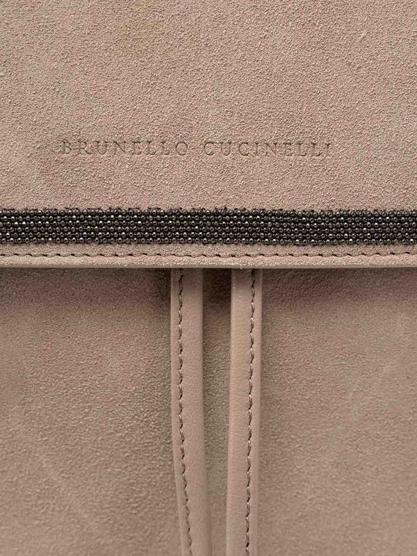 Leather backpack shop online: BRUNELLO CUCINELLI