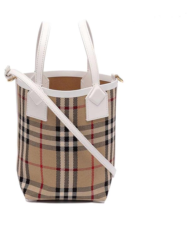 BURBERRY: クロスボディバッグ - クロスボディバッグ - ベージュ