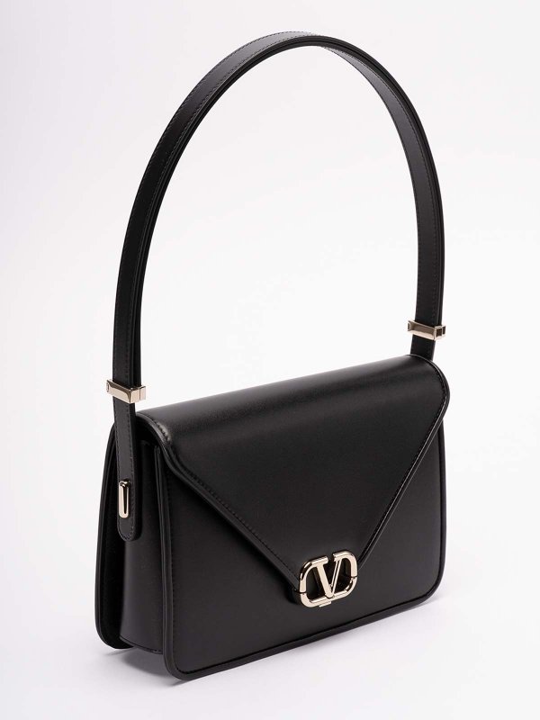 Valentino Garavani Leather Shoulder Bag - Black | 3W2B0M50IAI0NO