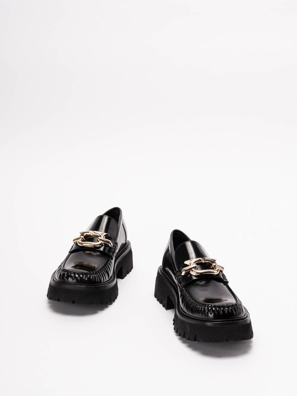 SALVATORE FERRAGAMO: ロファー＆スリッパ online - ローファー - 黒