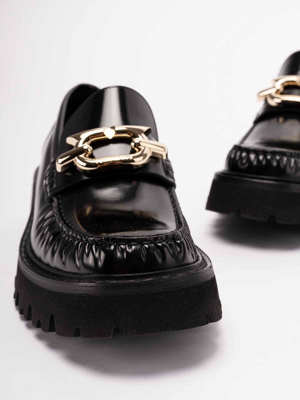 SALVATORE FERRAGAMO buy online ローファー - 黒