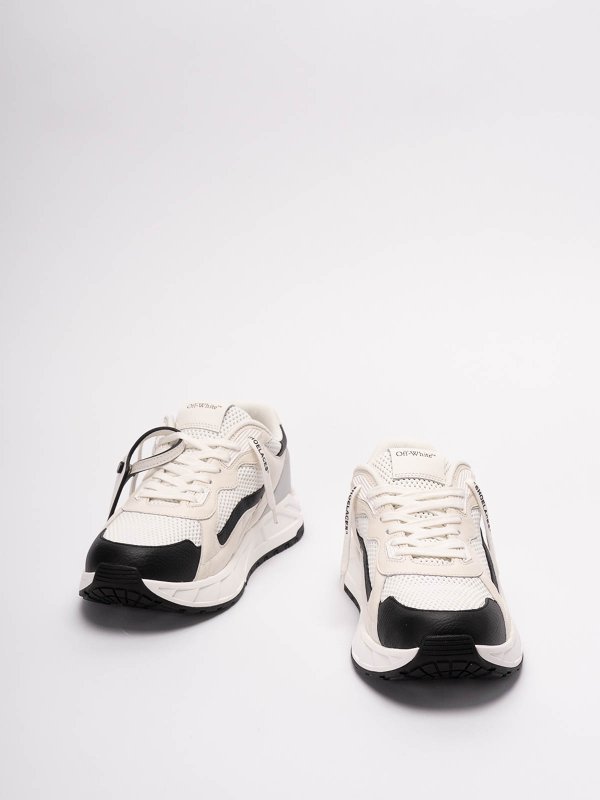 OFF-WHITE: trainers online - `runner b` leather sneakers