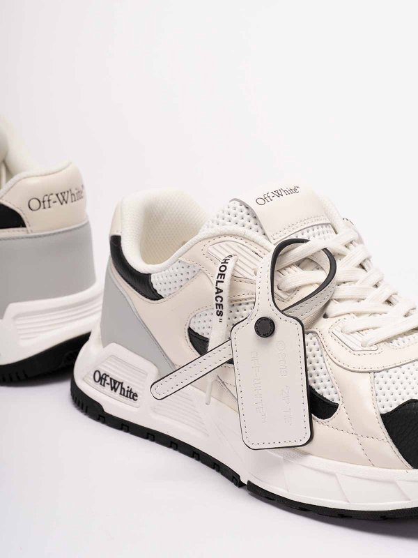 OFF-WHITE buy online `runner b` leather sneakers