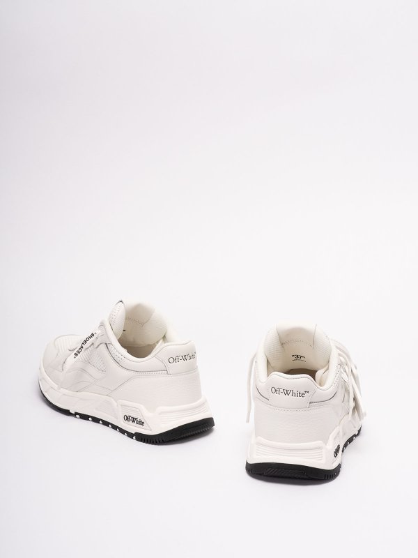 The Best Shops OFF-WHITE: trainers - `runner b` leather sneakers