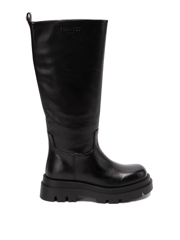 TWINSET: Stiefel - Stiefel - Schwarz