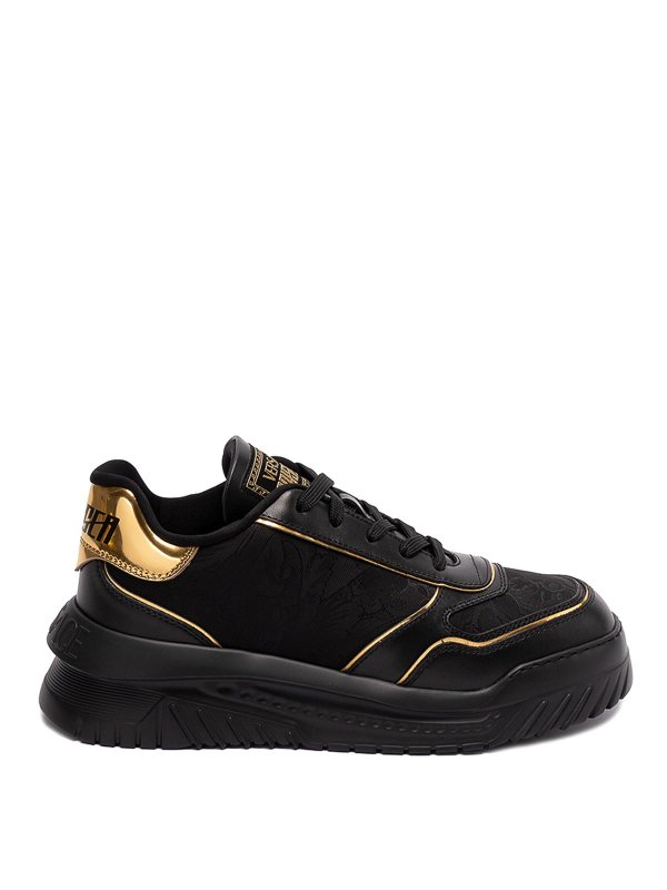 VERSACE: trainers - Leather sneakers