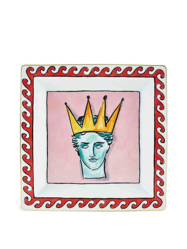 GINORI 1735: homeware - Square tray cm 24,5