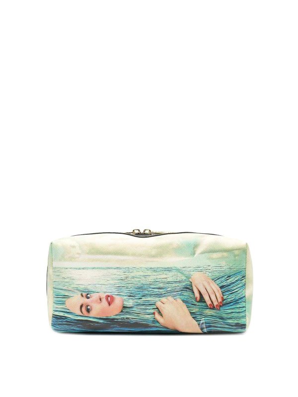 SELETTI: Maison - Coussin - Washbag  25,5X12,5X12