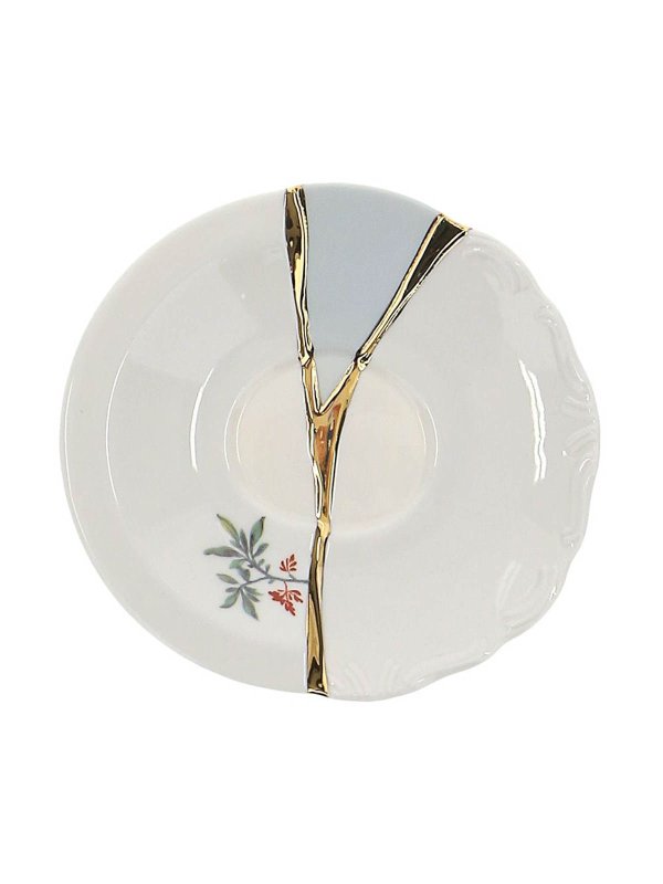 The Best Shops SELETTI: homeware - Porcelain coffee cup and saucer kintsugi