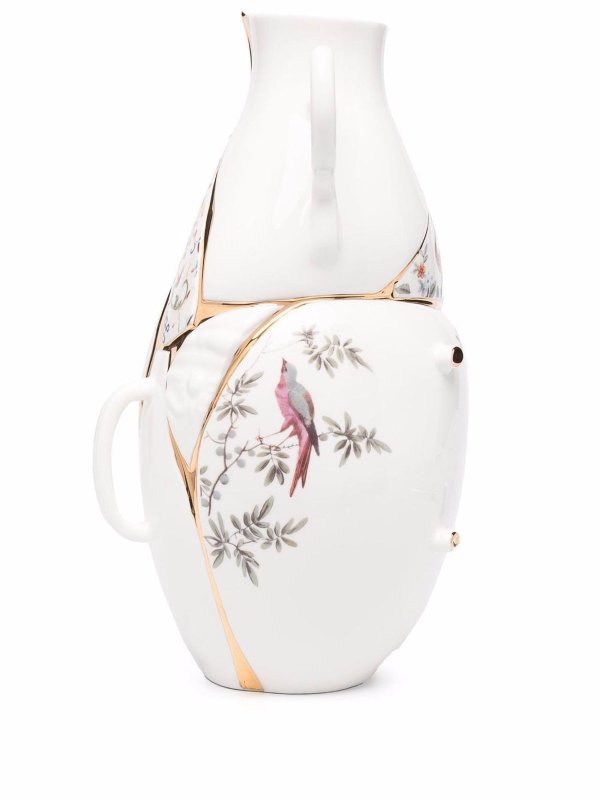 The Best Shops SELETTI: homeware - Porcelain vase cm 19x16 x32 kintsuji