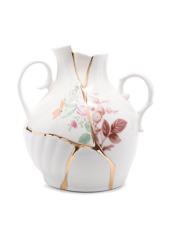 SELETTI: Casa - Almohada - Vaso 18 X 16 X 19 Cm