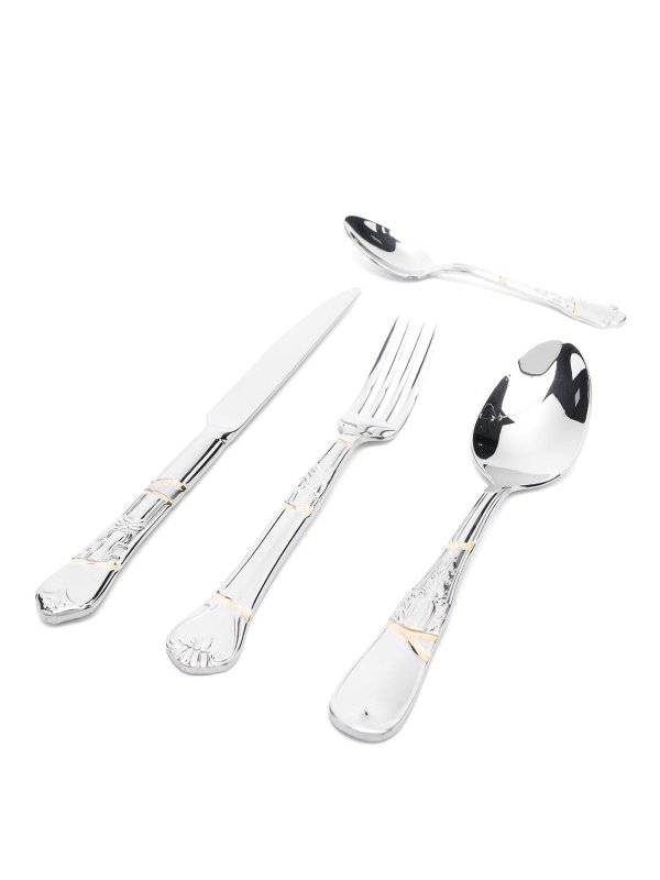 SELETTI: Maison - Coussin - Argent