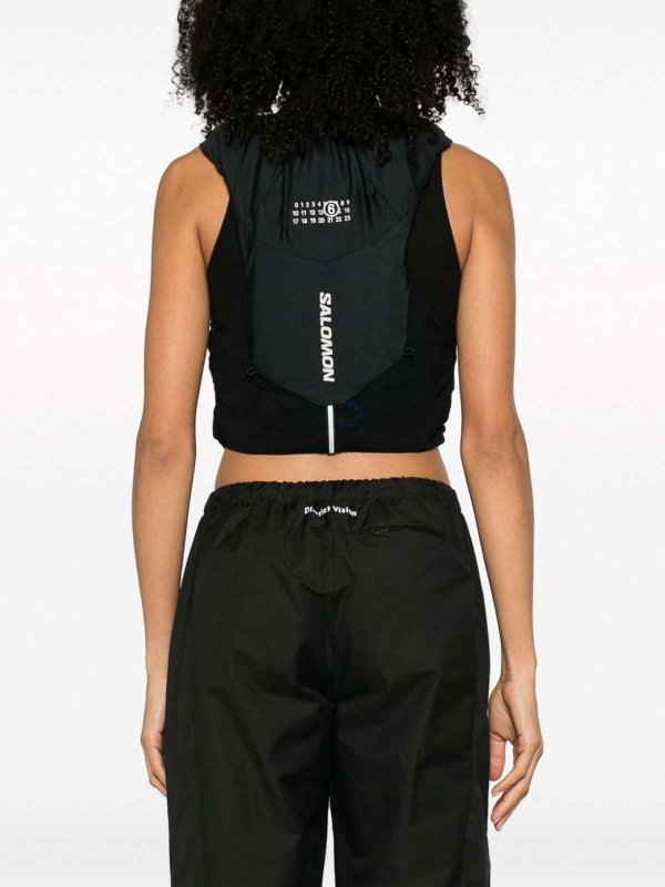 MM6 × SALOMON ベスト BLACK Msize MM6 Maison Margiela Mm6 Maison Margiela X Salomon - 黒