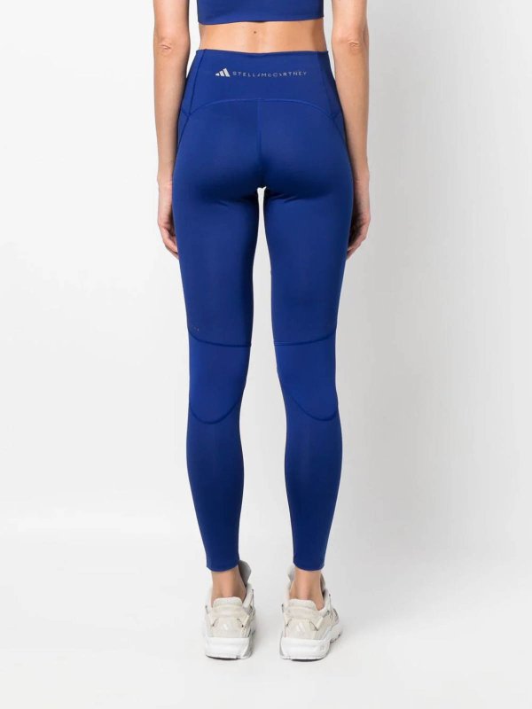 The Best Shops ADIDAS BY STELLA MCCARTNEY: leggings - Logo-print slim-cut leggings