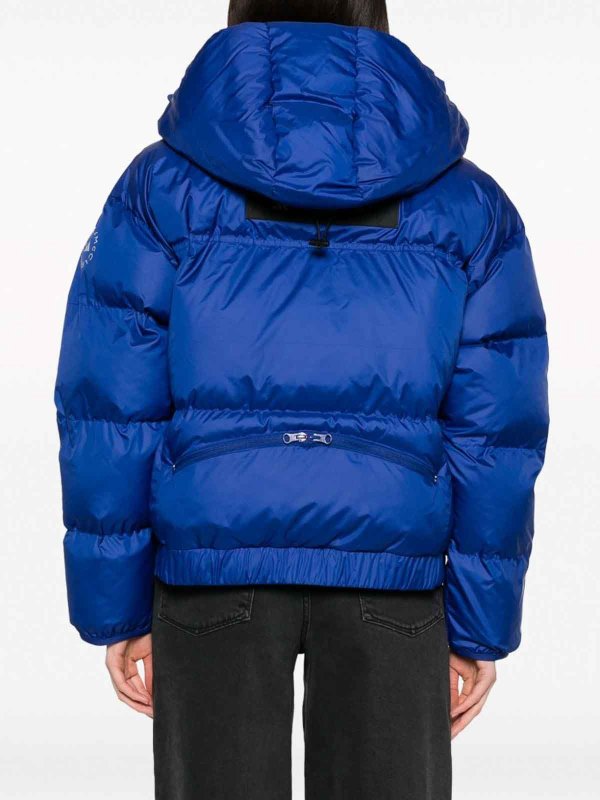 The Best Shops ADIDAS BY STELLA MCCARTNEY: casual jackets - logo-patch puffer jacket