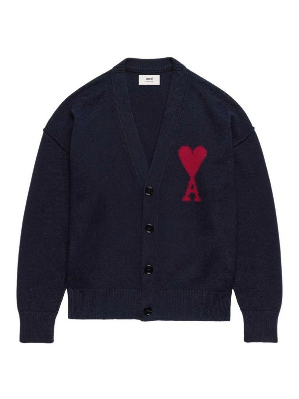 AMI PARIS: カーディガン - カーディガン - 黒