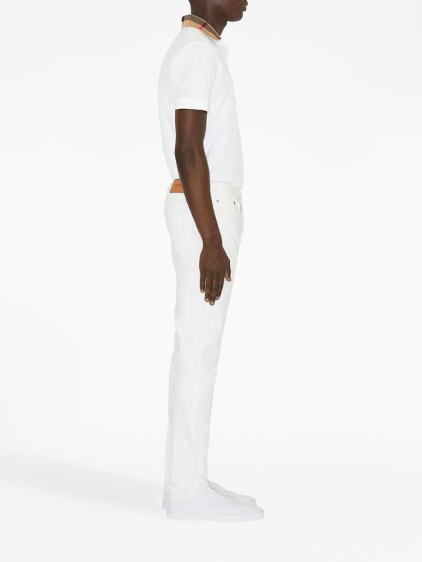 vintage check print-detail polo shirt shop online: BURBERRY