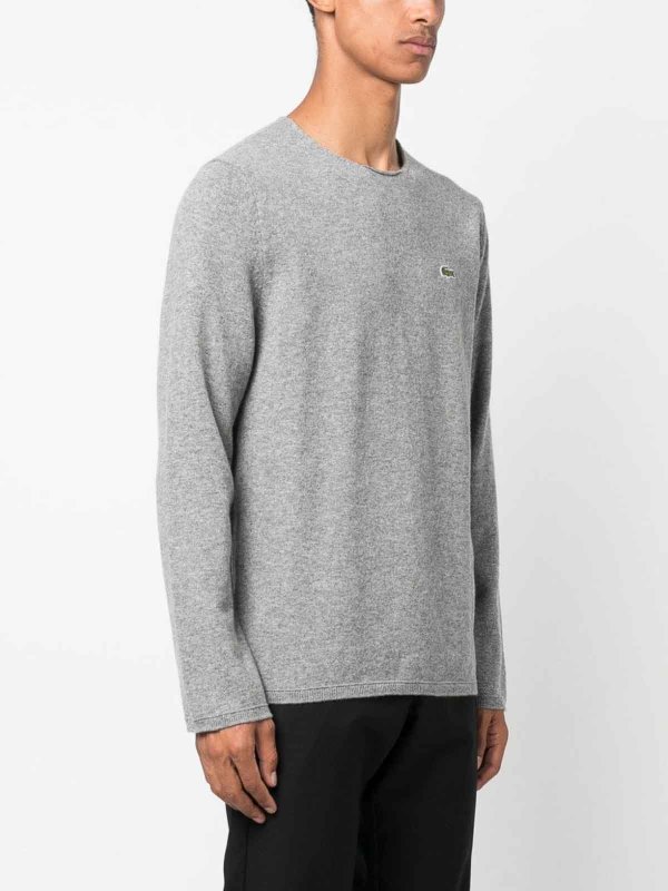 The Best Shops COMME DES GARCONS: Felpe e maglie - Maglia in lana con logo lavorato