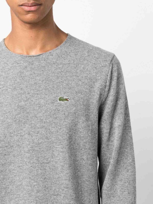 COMME DES GARCONS buy online Maglia in lana con logo lavorato