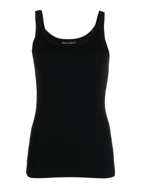 DOLCE & GABBANA: トップス＆タンクトップ - トップ/タンクトップ - 黒