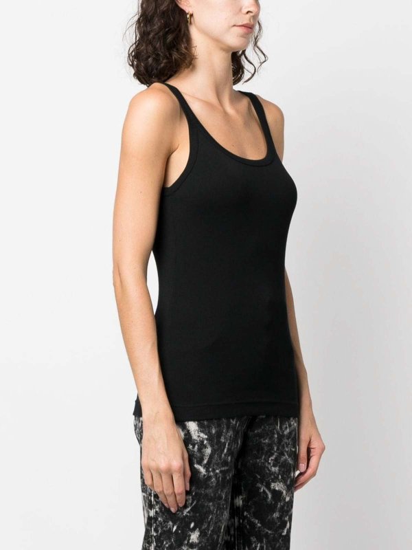 トップ/タンクトップ - 黒 shop online: DOLCE & GABBANA