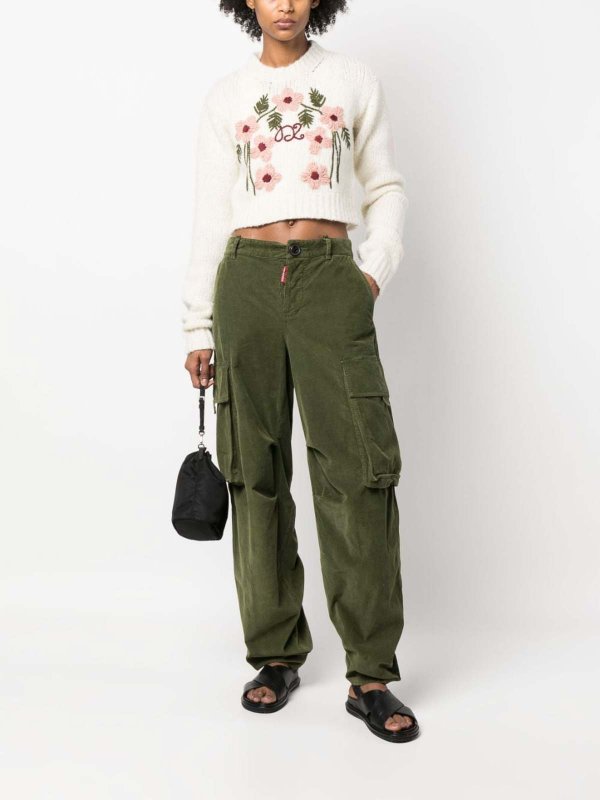 DSQUARED2: クルーネック online - クルーネック - クリーム