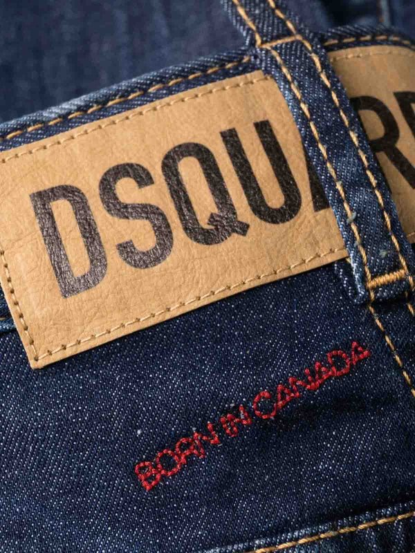 The Best Shops DSQUARED2: distressed-effect high-waisted jeans