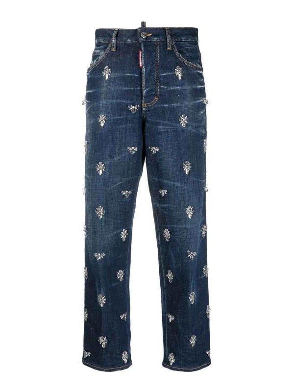 DSQUARED2: jeans bootcut - jeans a vita alta