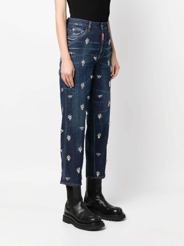 jeans a vita alta shop online: DSQUARED2