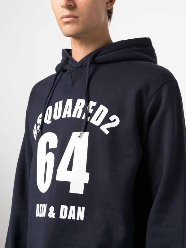 DSQUARED2 buy online logo-print cotton hoodie